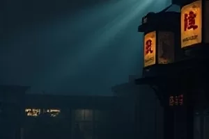 纪实短片《旧城快照》封面，老式相机对准的街角