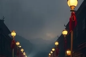《雾港谜案》第三季封面，雨夜街道的冷色调主视觉