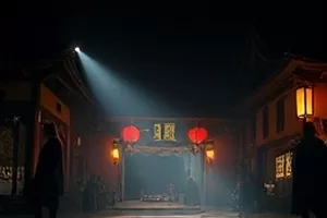 科幻剧集《沉默坐标》封面，荒原上竖起的金属装置